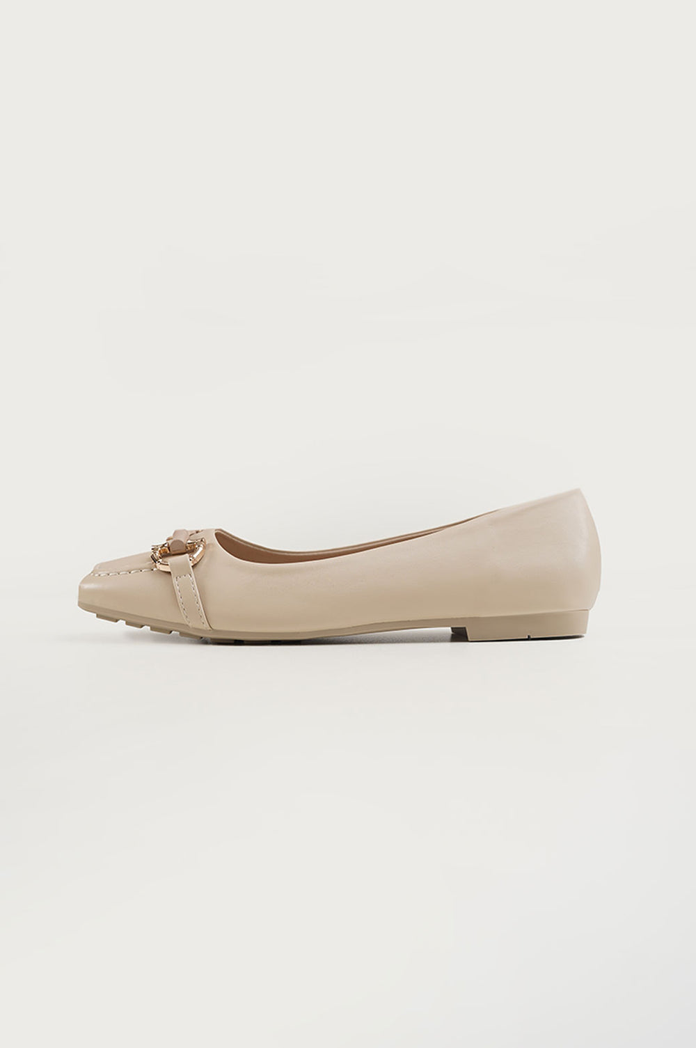 BEIGE LEILA MAMA FLATS