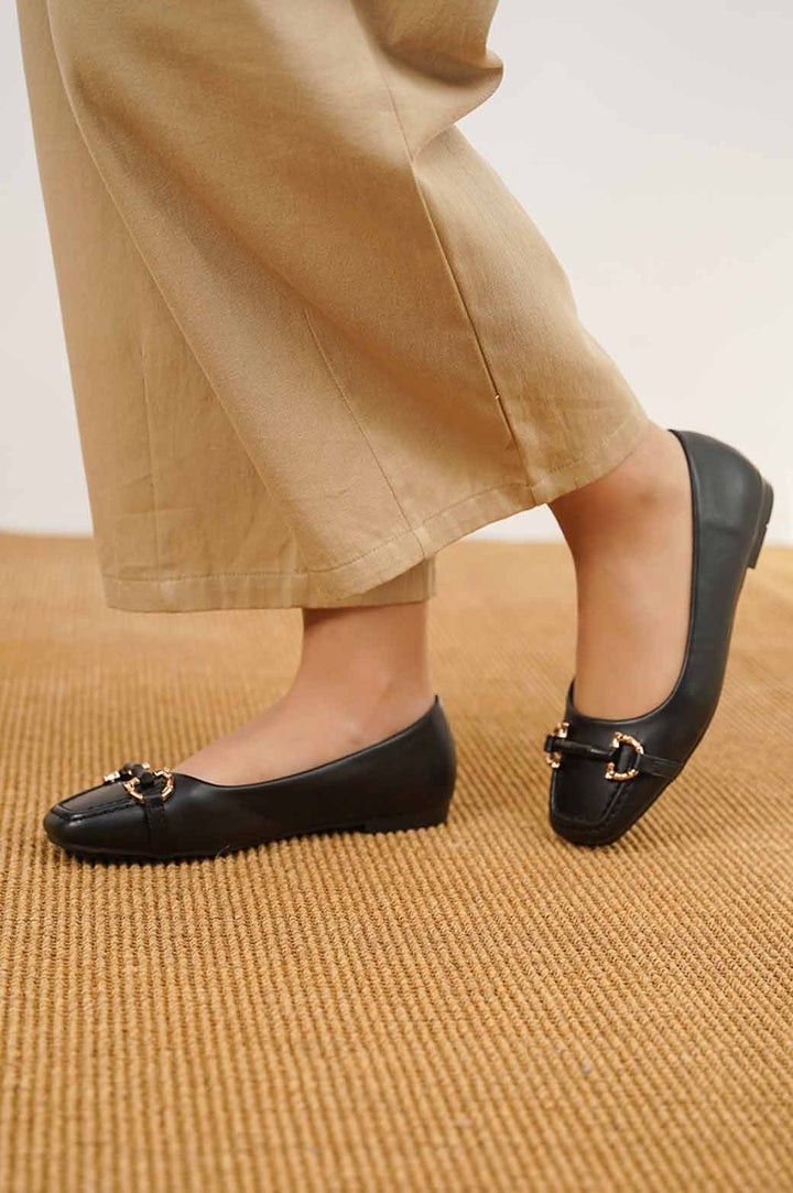 BLACK LEILA MAMA FLATS