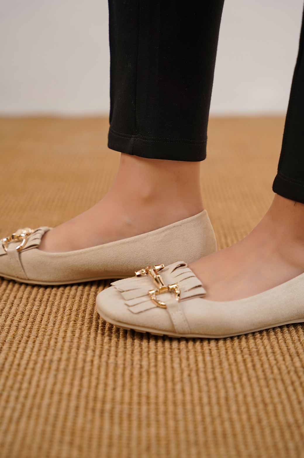 CREAM GAIA MAMA PUMPS