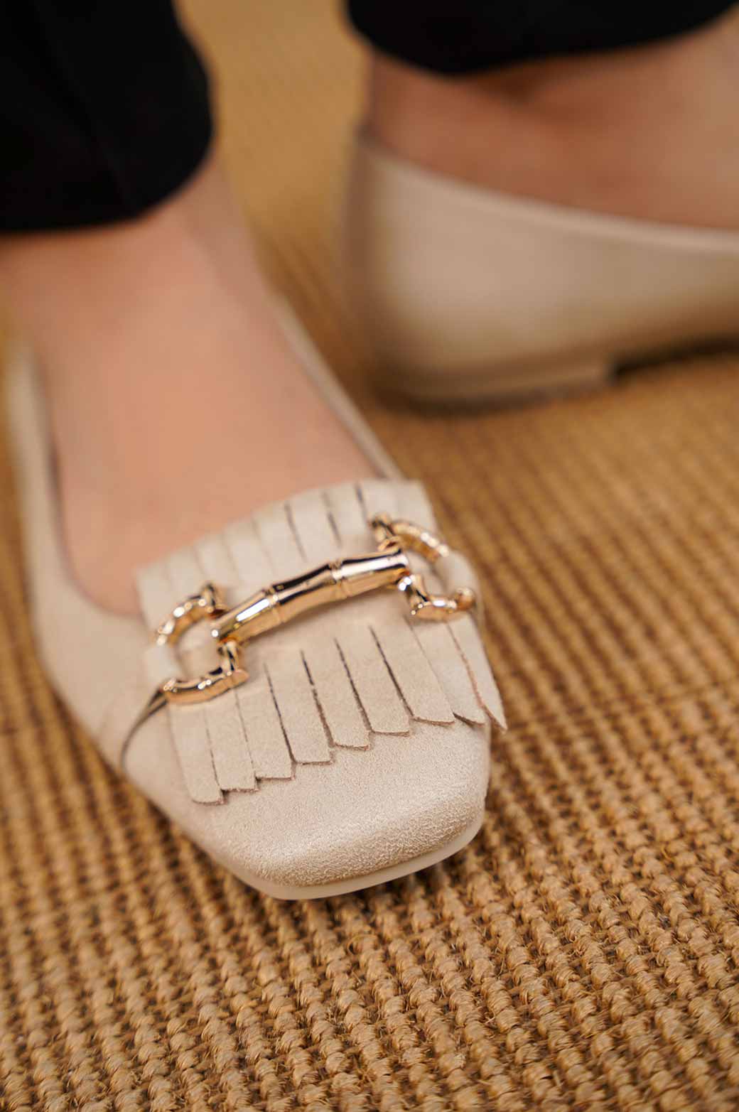 CREAM GAIA MAMA PUMPS