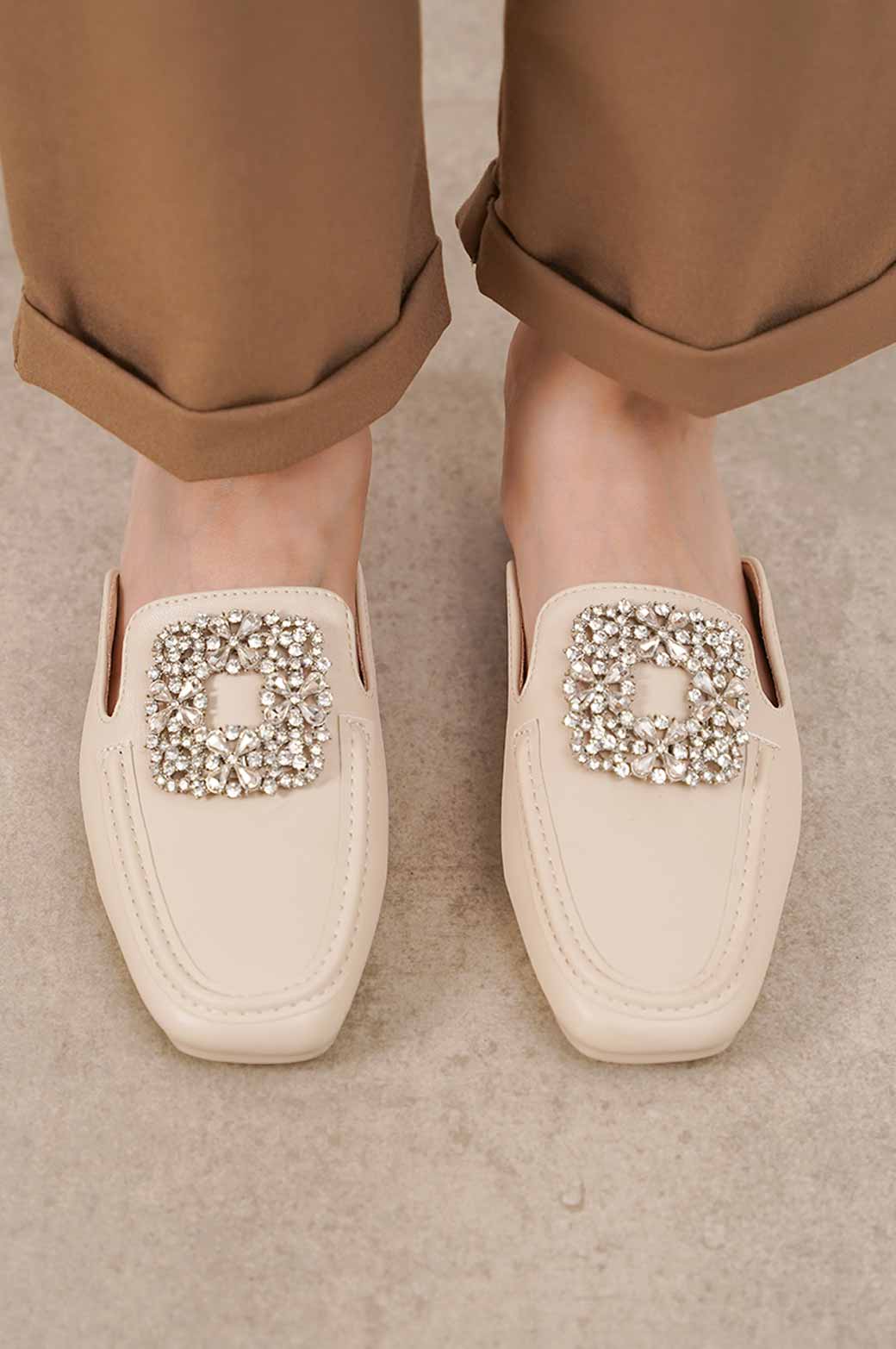 CREAM TIA MAMA MULES