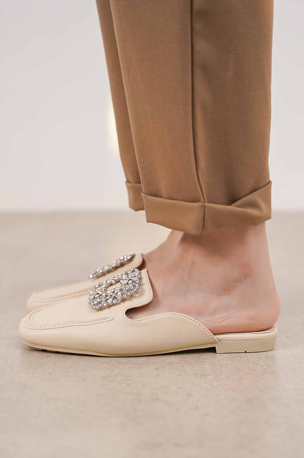 CREAM TIA MAMA MULES