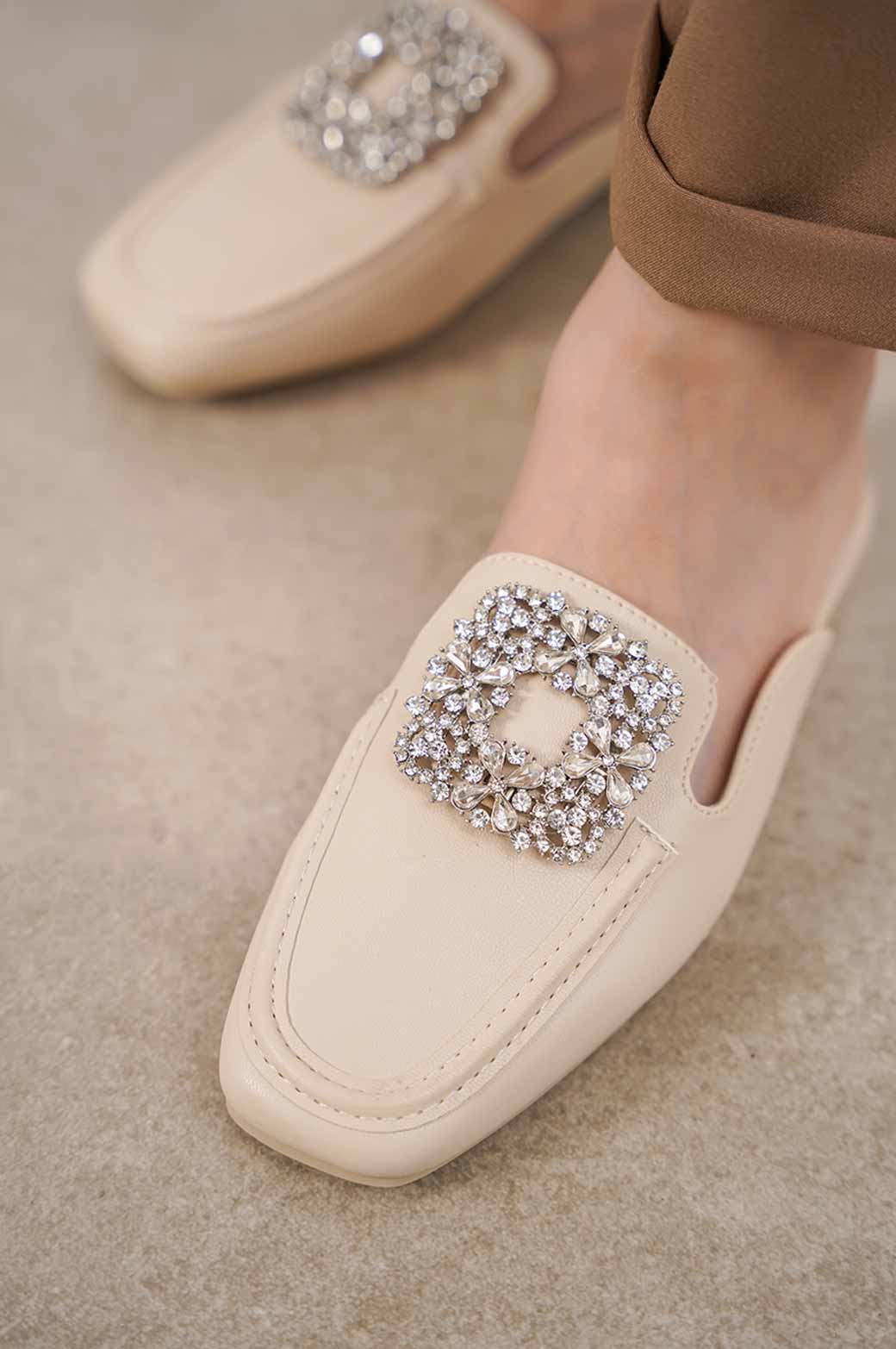 CREAM TIA MAMA MULES