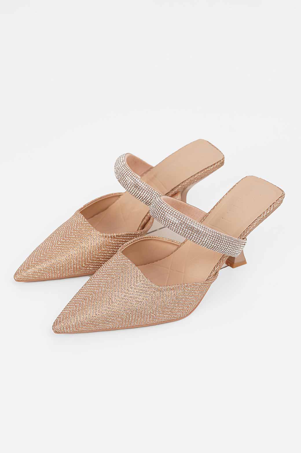 CHAMPAGNE MERYL PARTY HEEL