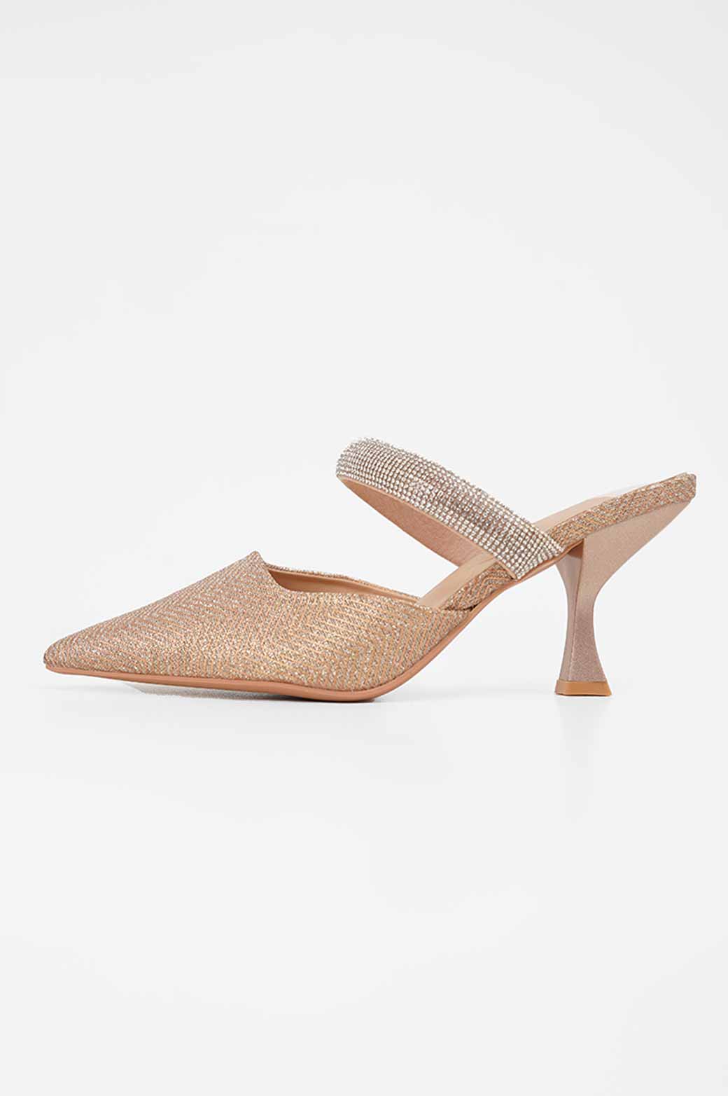 CHAMPAGNE MERYL PARTY HEEL