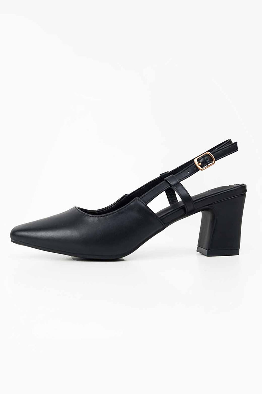 BLACK EVERYDAY HEEL