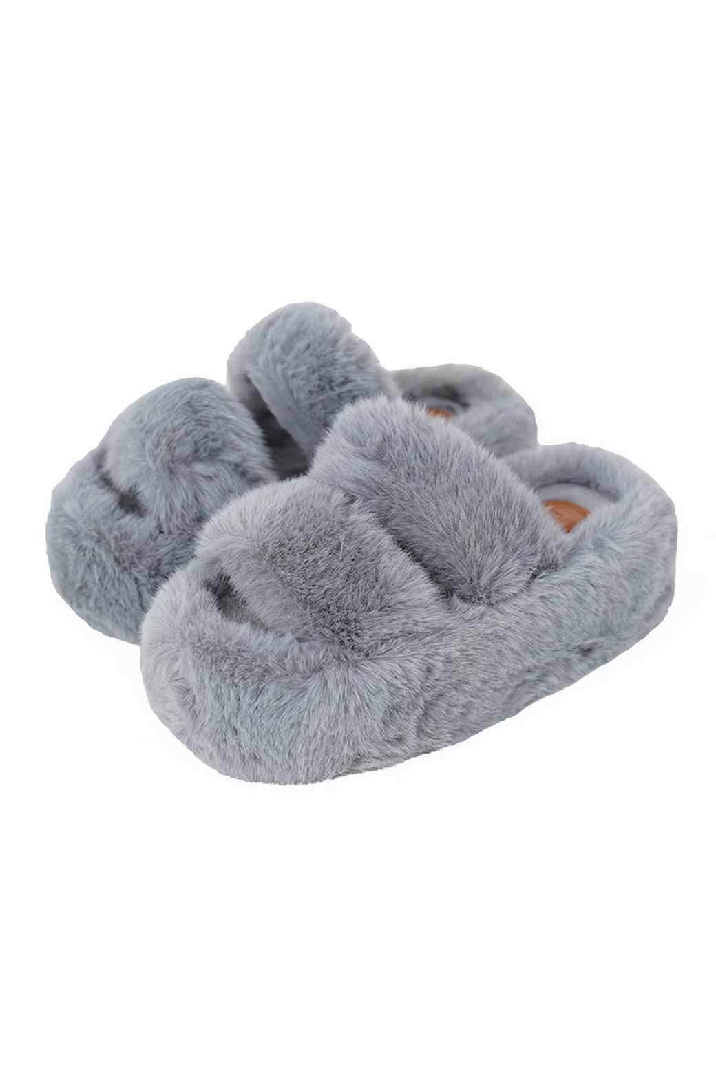 GREY PLATFORM FUR SLIDES