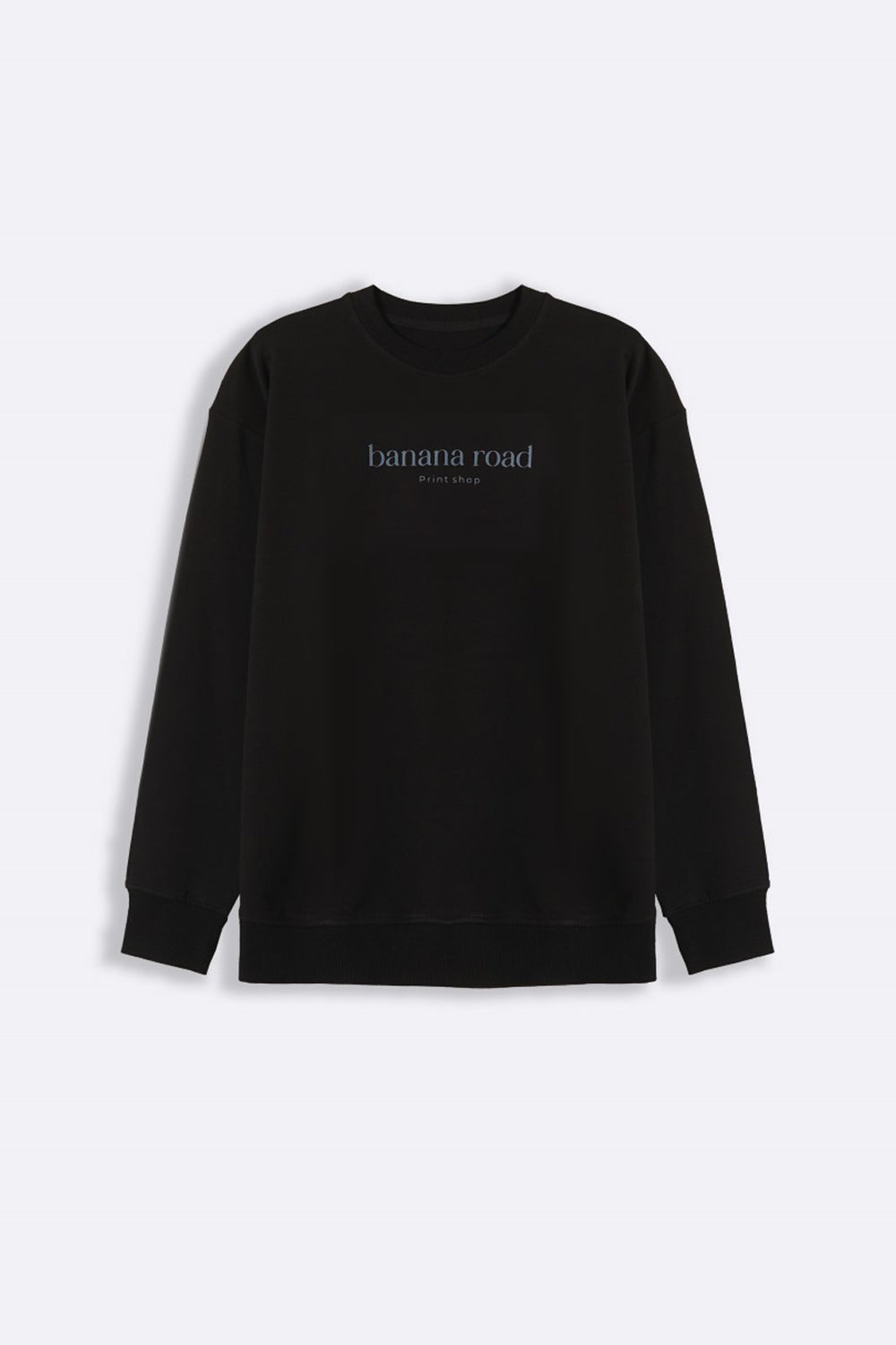 BLACK UNISEX SWEATSHIRT