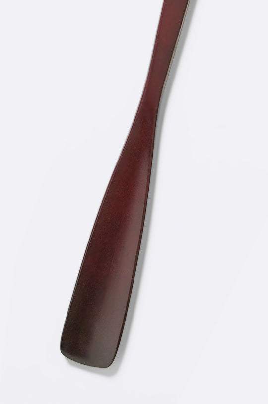 DARK BROWN WOODEN SHOEHORN