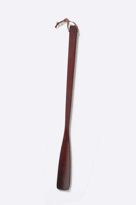 DARK BROWN WOODEN SHOEHORN