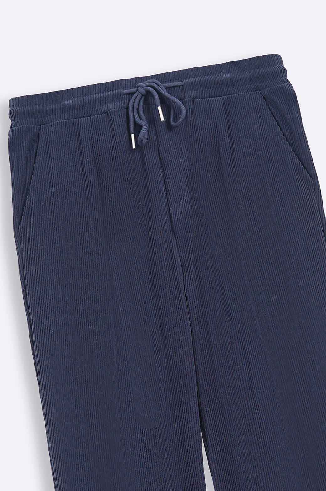 NAVY CORD PANT