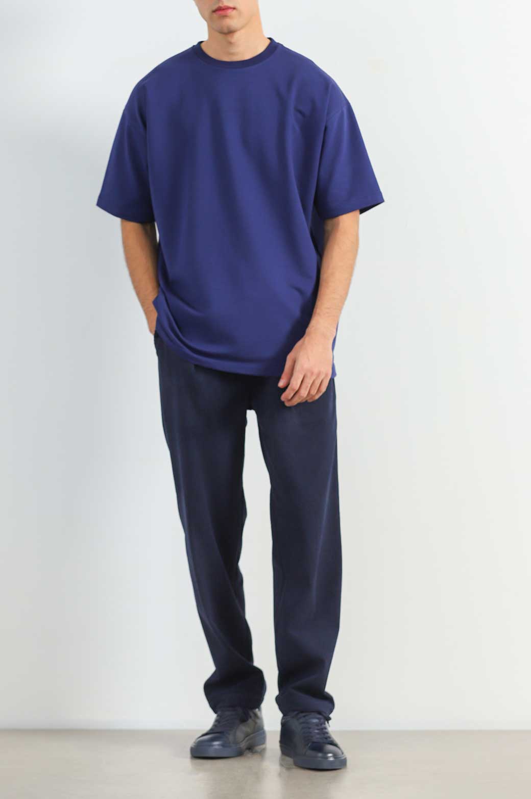 NAVY CORD PANT