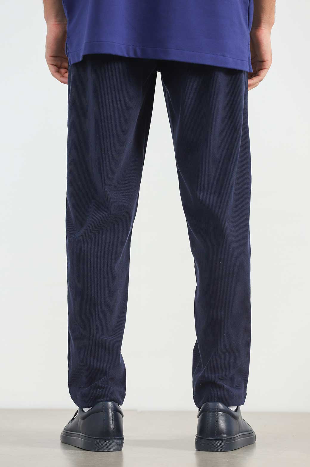 NAVY CORD PANT