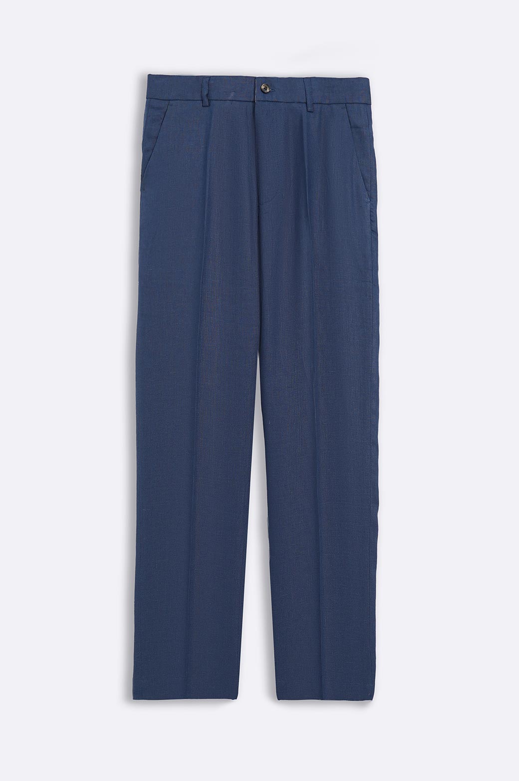 ROYAL BLUE PREMIUM LINEN CLASSIC PANTS