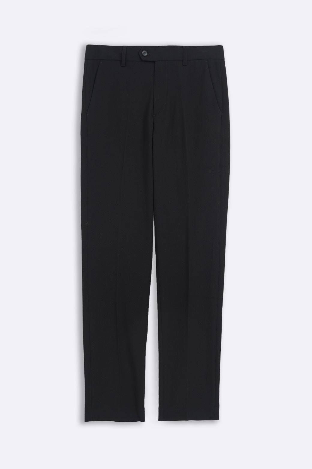 BLACK TEXTURED PANTS