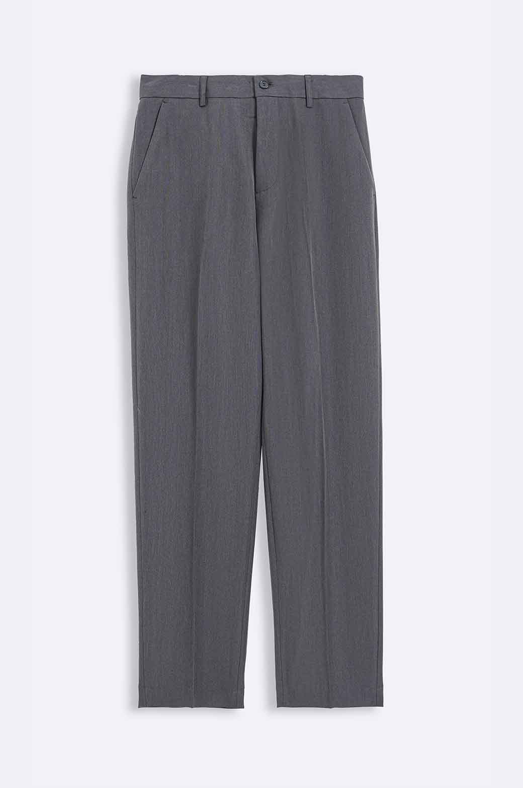 GREY TEXTURED PANTS
