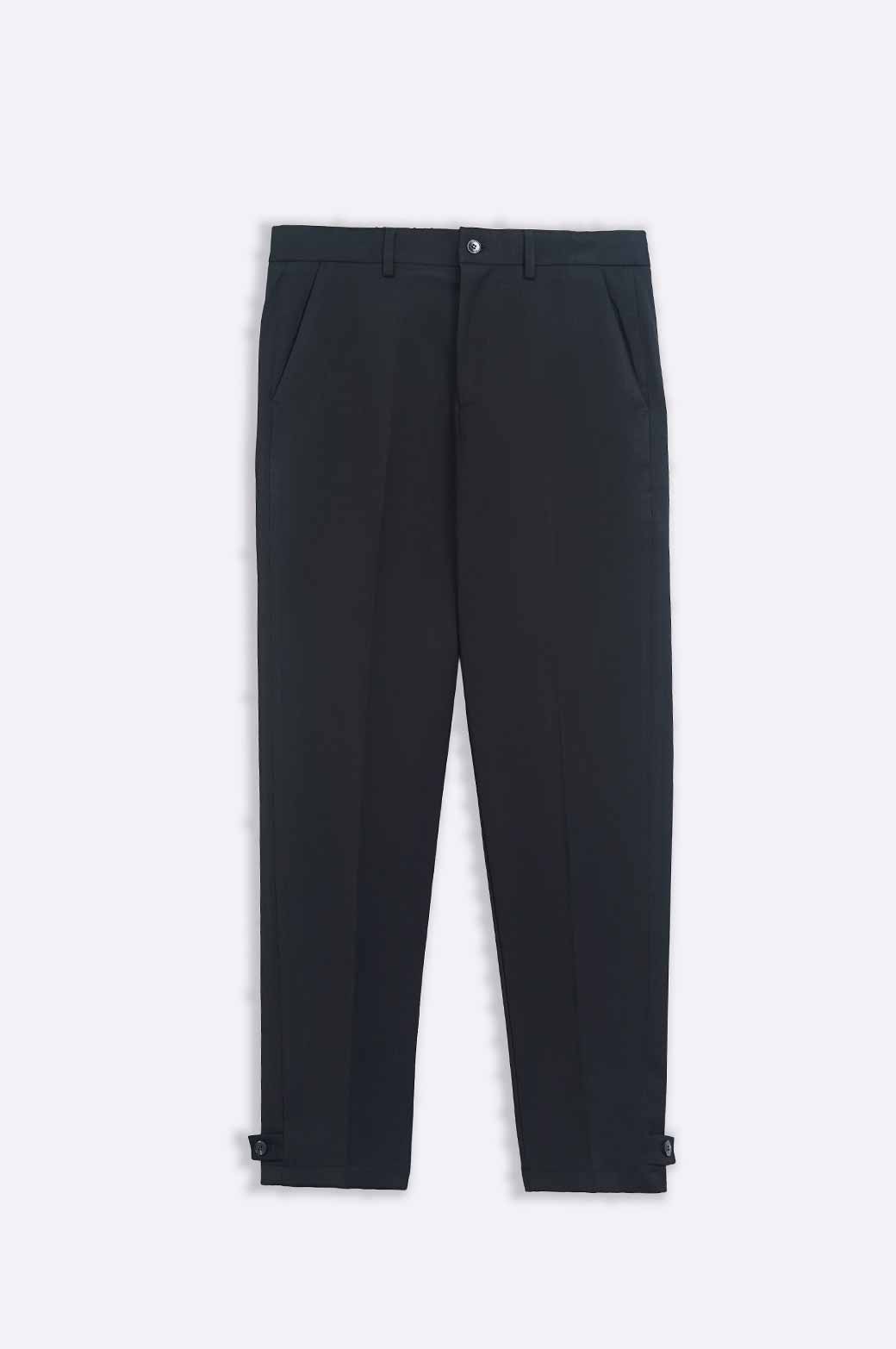 BLACK CLASSIC STRAIGHT PANTS