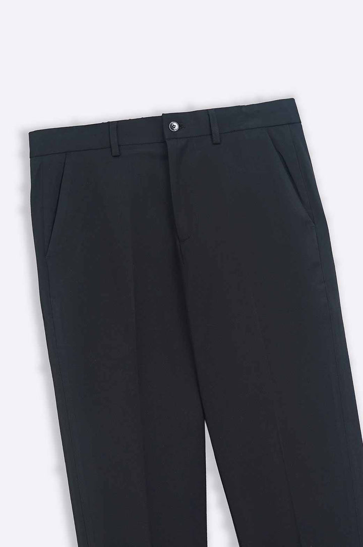 BLACK CLASSIC STRAIGHT PANTS