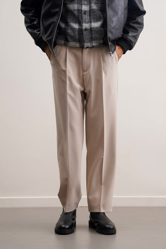 BEIGE ADJUSTABLE PANTS