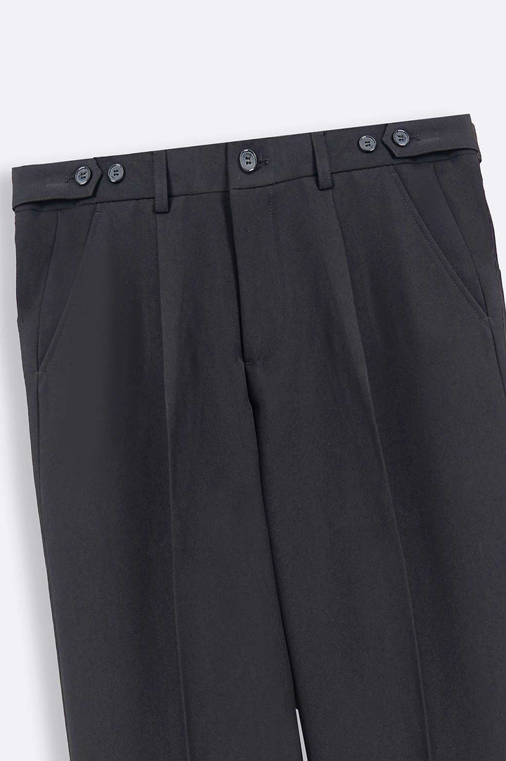 BLACK ADJUSTABLE PANTS