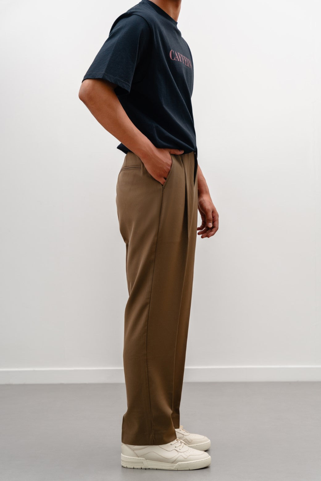 BROWN ADJUSTABLE PANTS