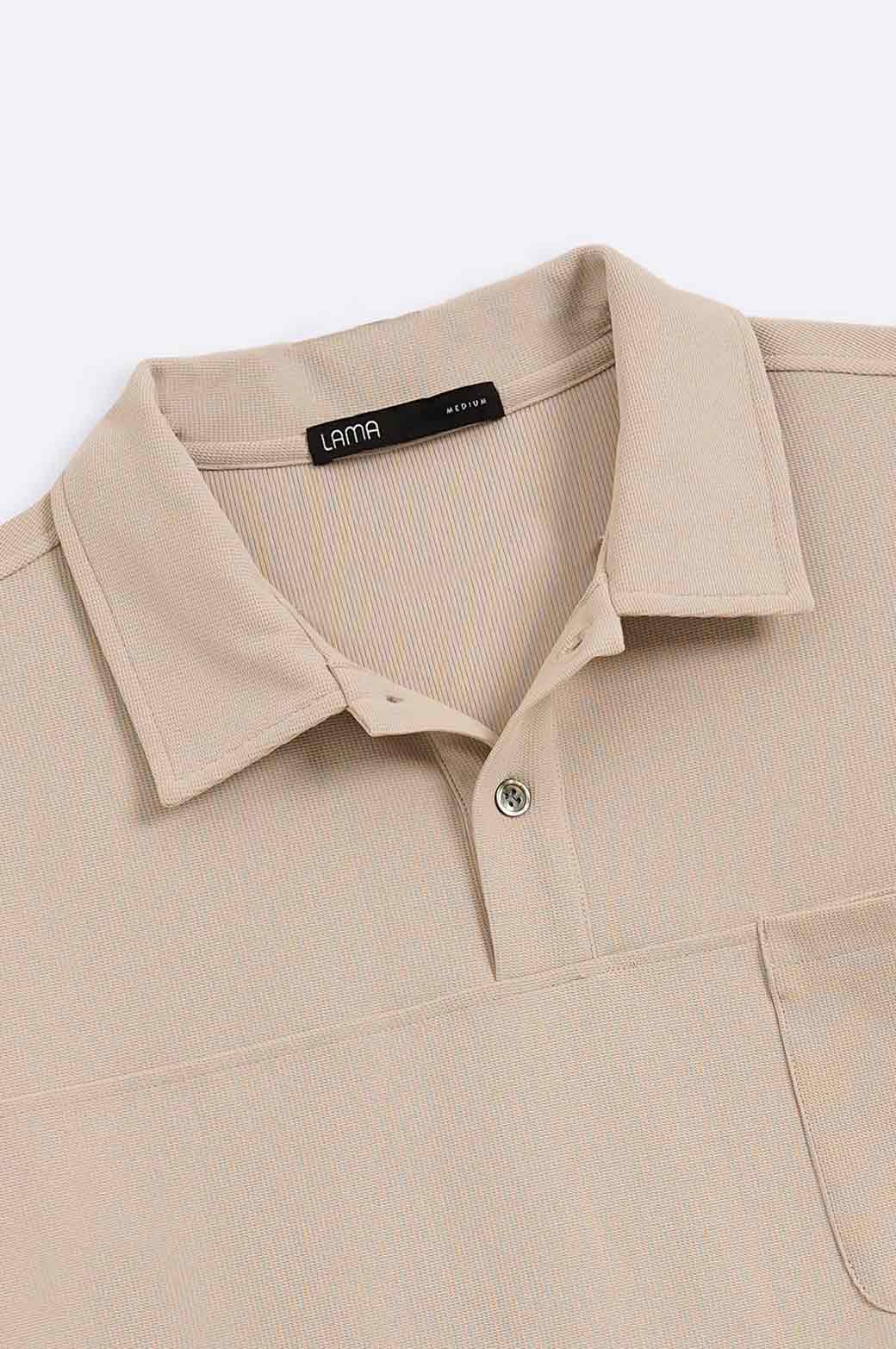BEIGE GOLF POLO