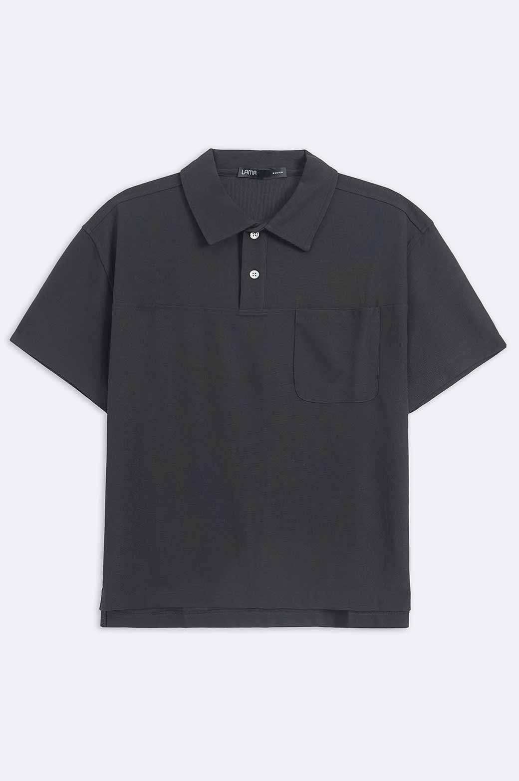 BLACK GOLF POLO