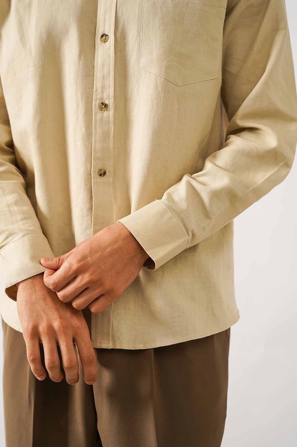 BEIGE BASIC SHIRT