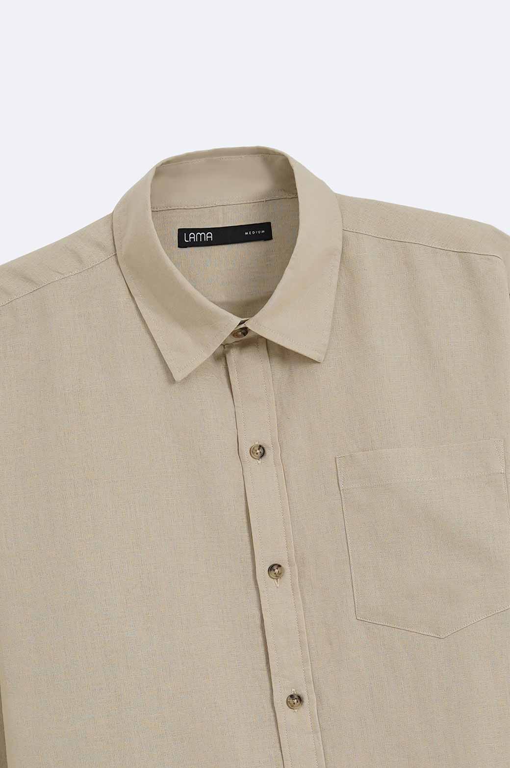 BEIGE BASIC SHIRT