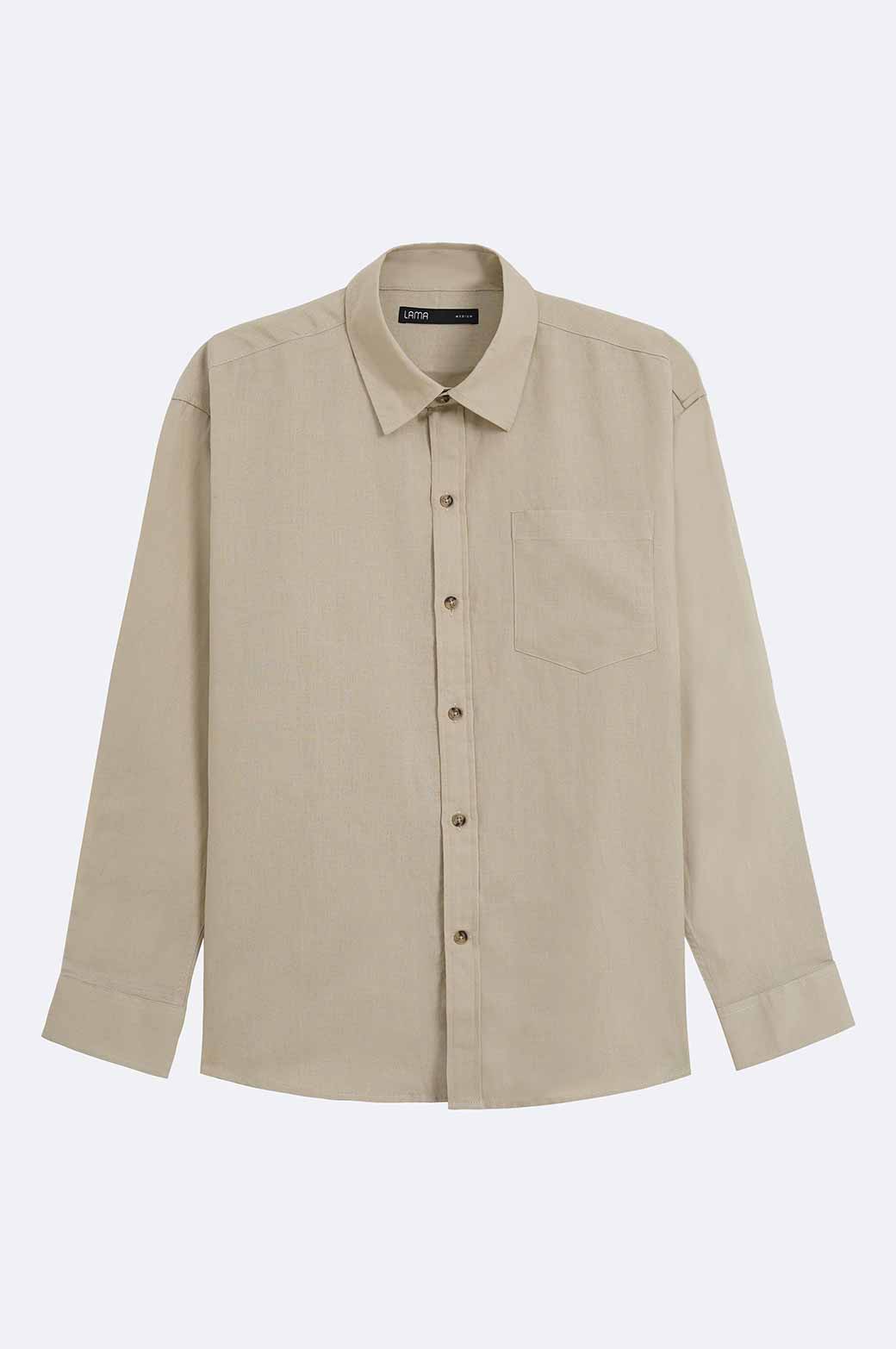 BEIGE BASIC SHIRT