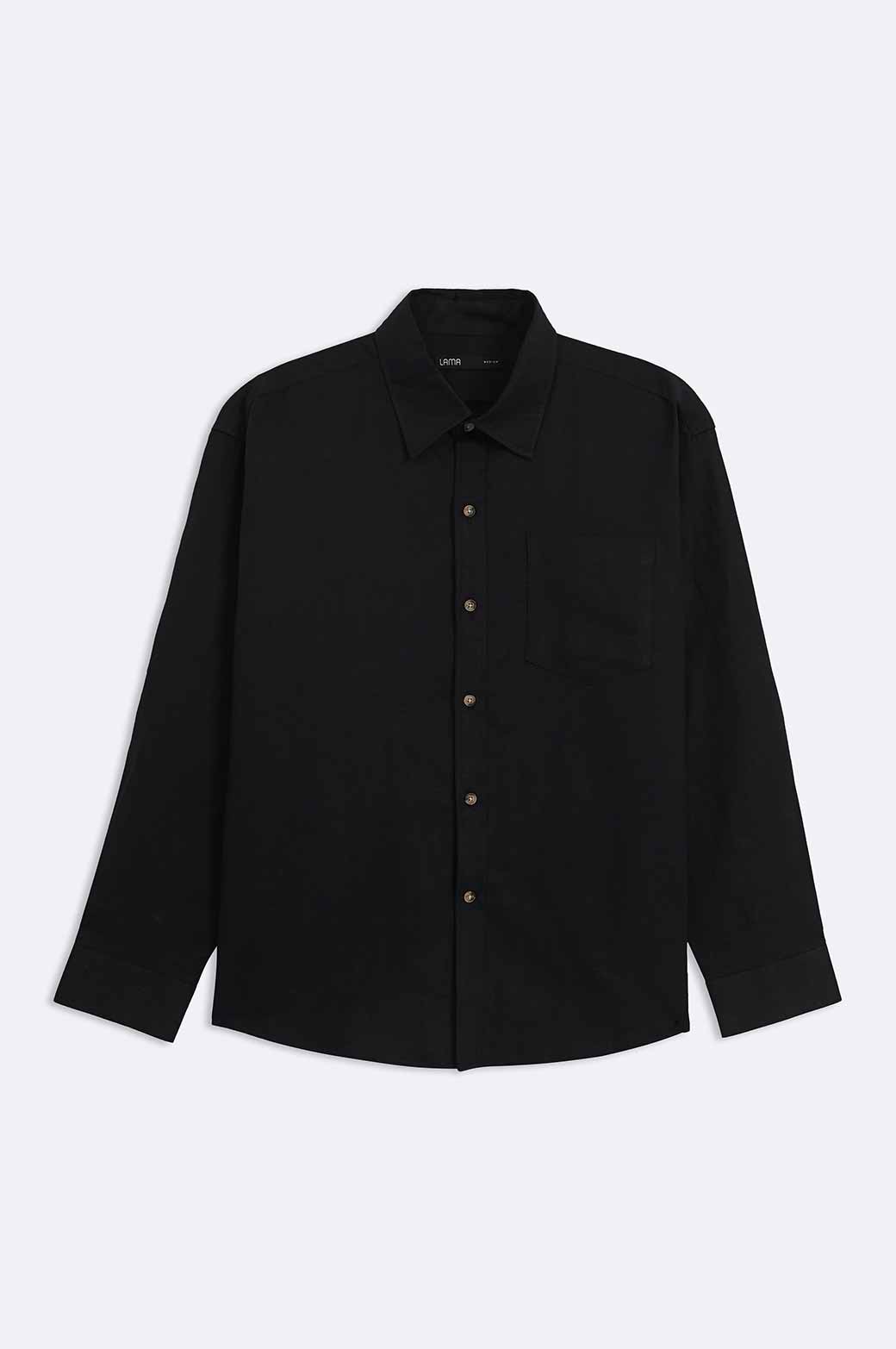 BLACK BASIC SHIRT