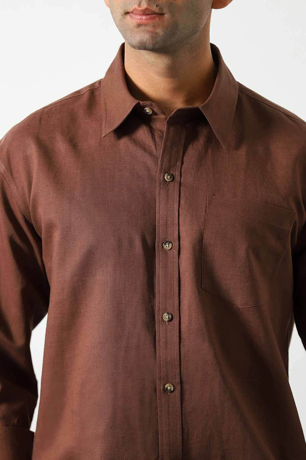 CHOCOLATE BASIC SHIRT