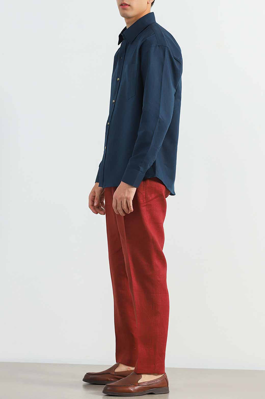 NAVY BASIC SHIRT