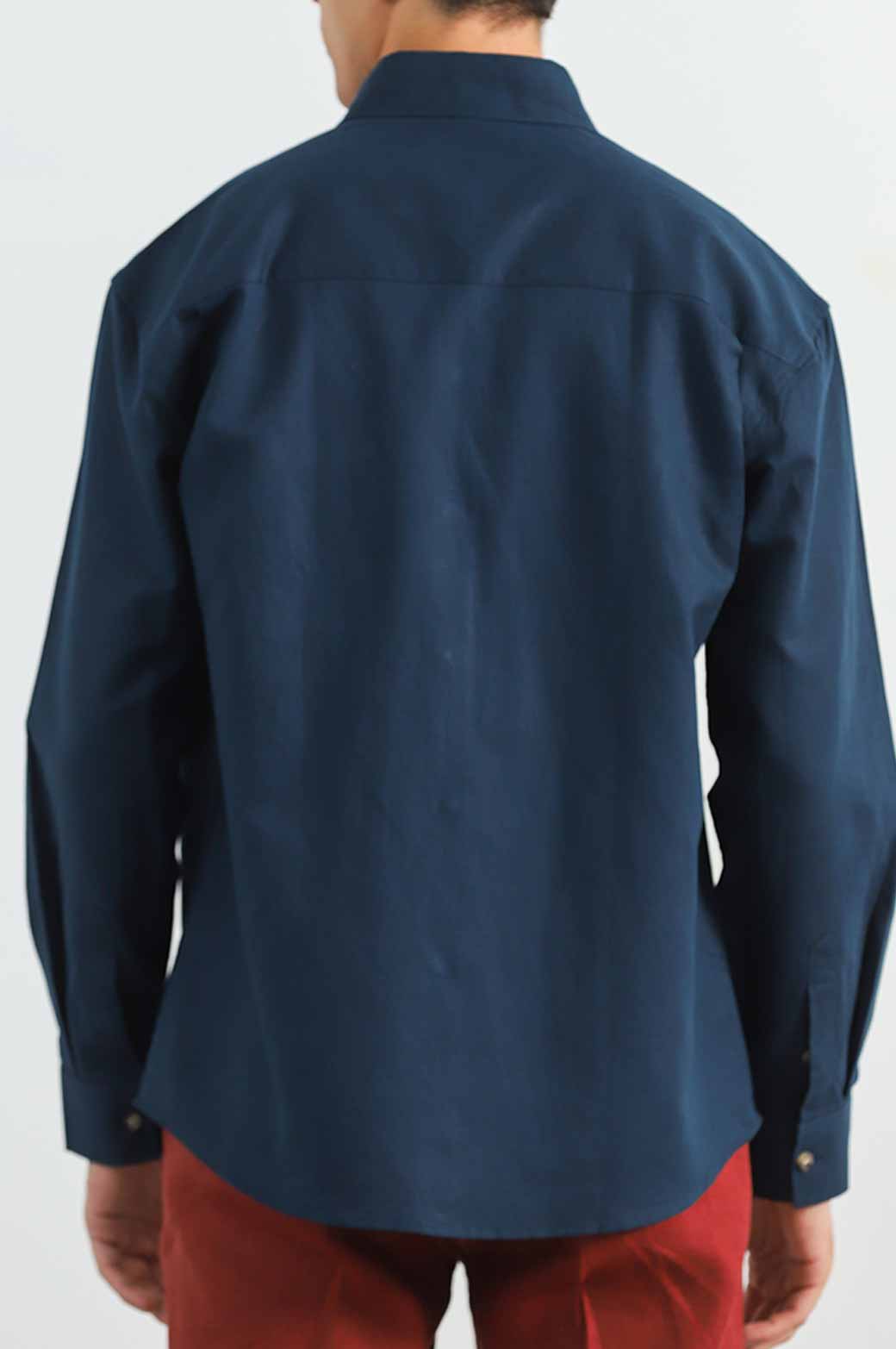 NAVY BASIC SHIRT