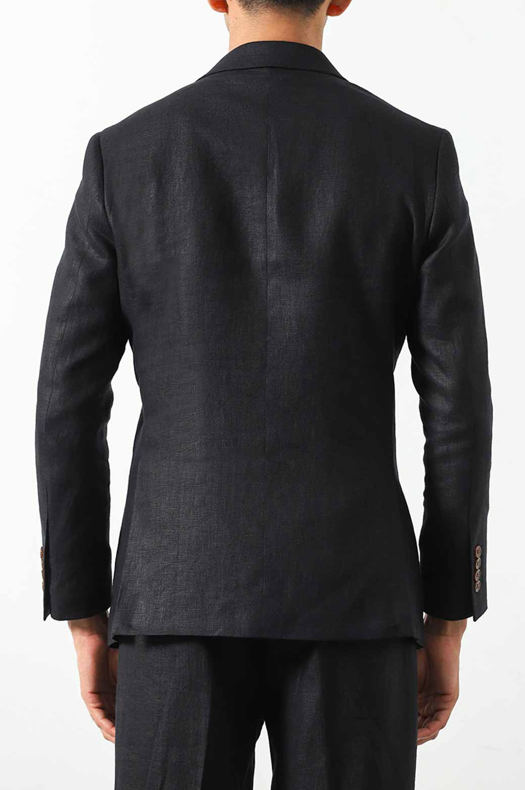 BLACK PREMIUM LINEN BLAZER