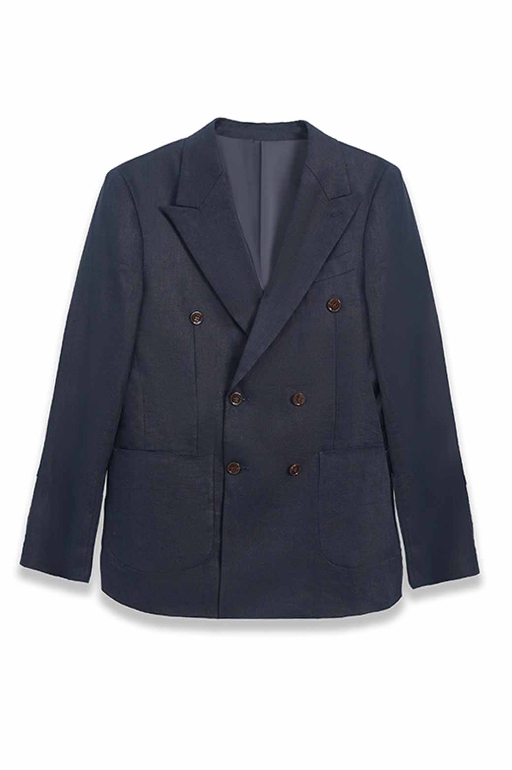 NAVY PREMIUM LINEN BLAZER