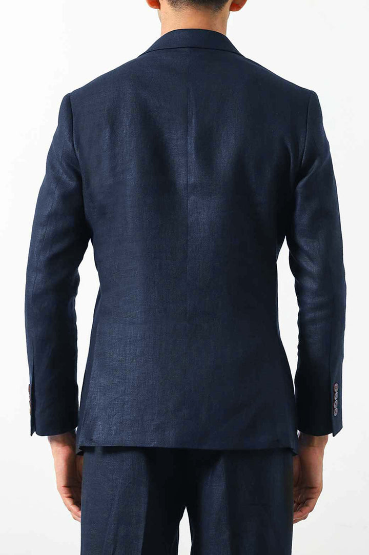 NAVY PREMIUM LINEN BLAZER