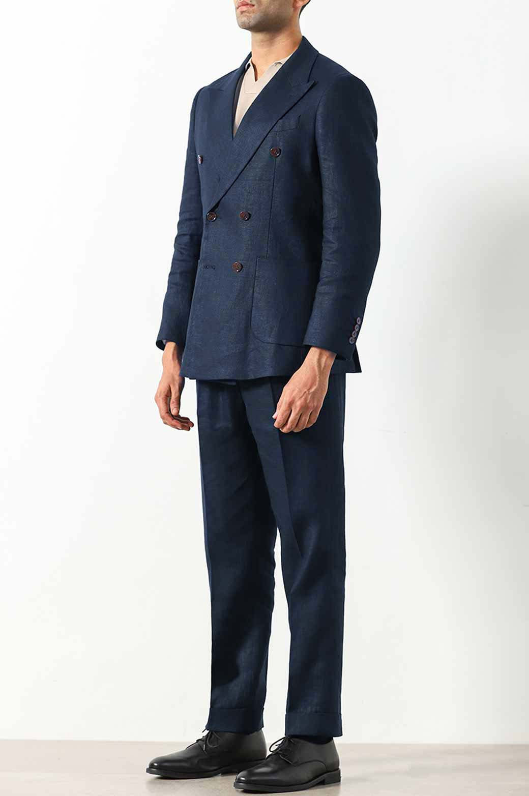 NAVY PREMIUM LINEN BLAZER