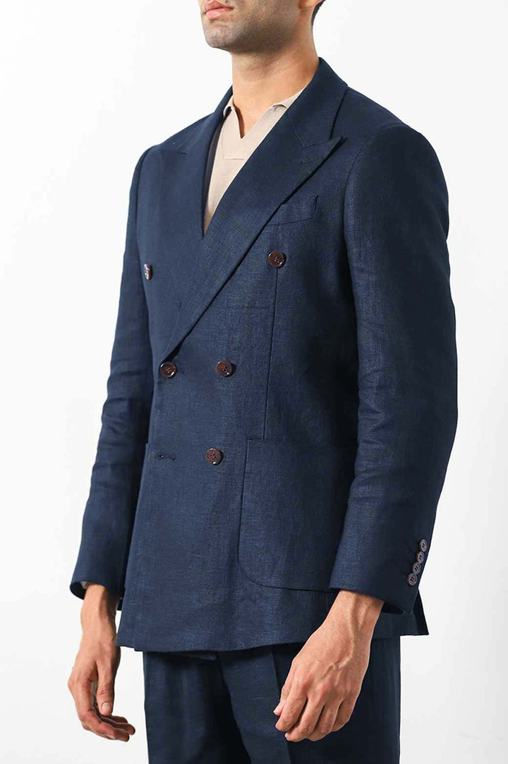 NAVY PREMIUM LINEN BLAZER