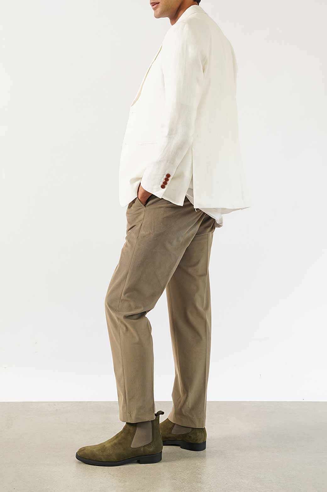 CREAM PREMIUM LINEN BLAZER