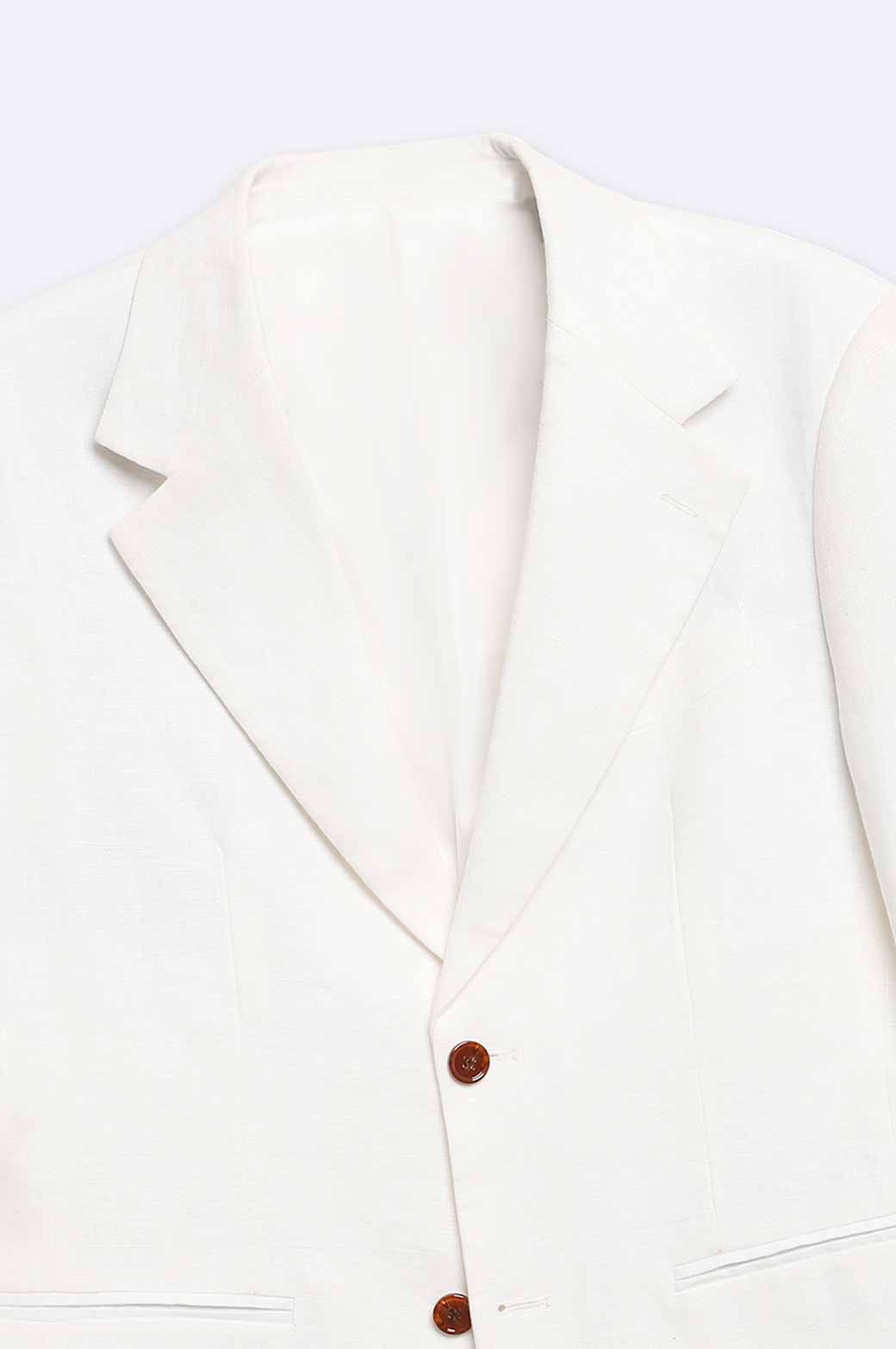 CREAM PREMIUM LINEN BLAZER