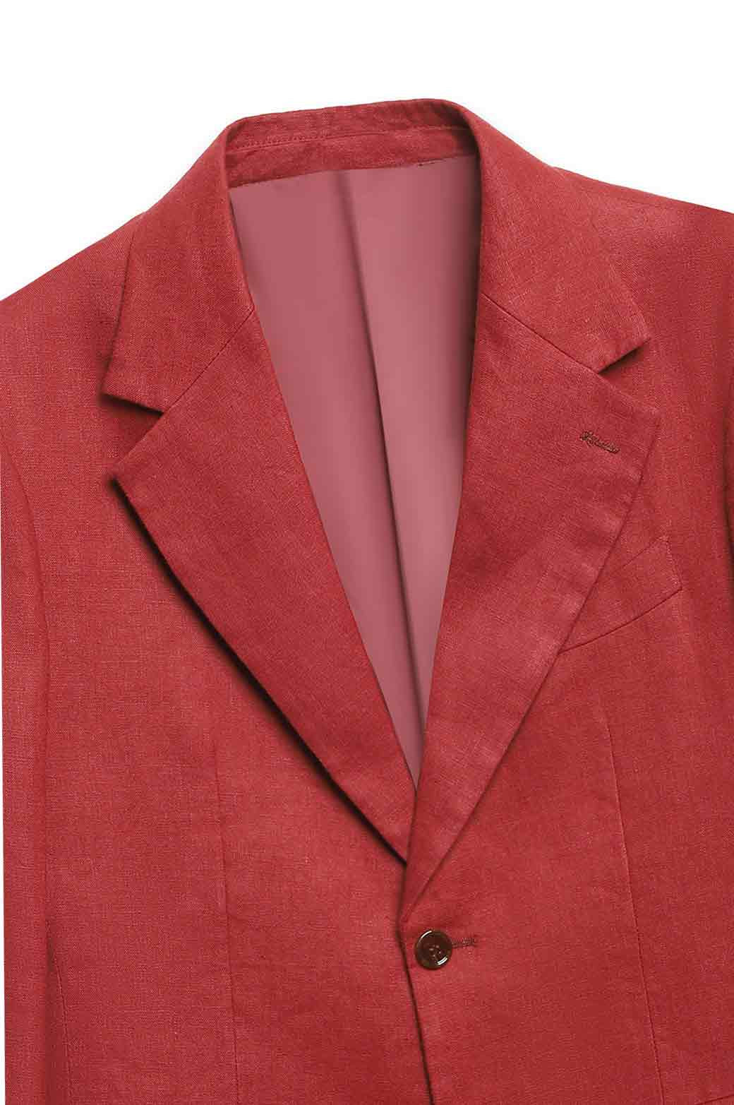 MAROON PREMIUM LINEN BLAZER