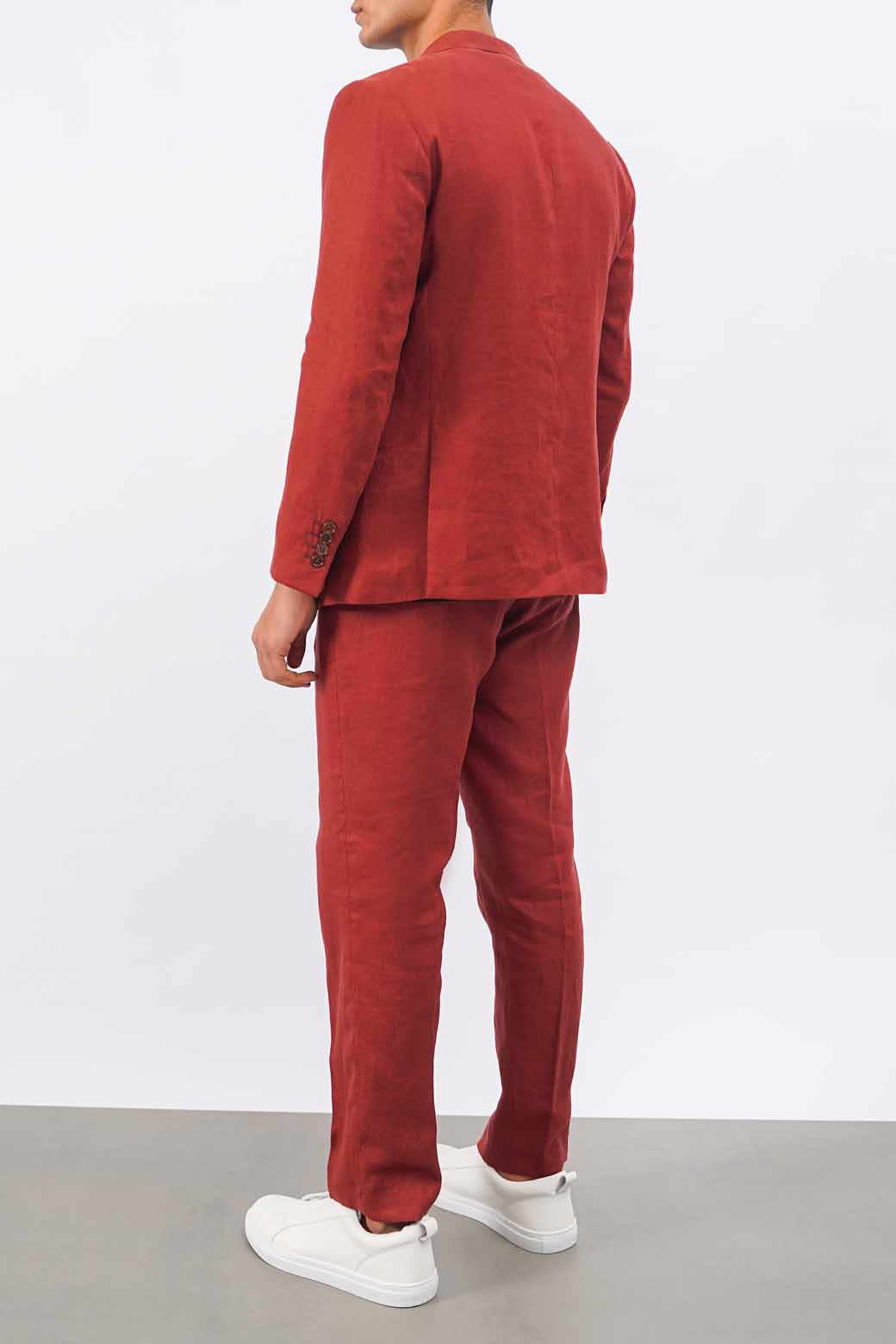 MAROON PREMIUM LINEN BLAZER