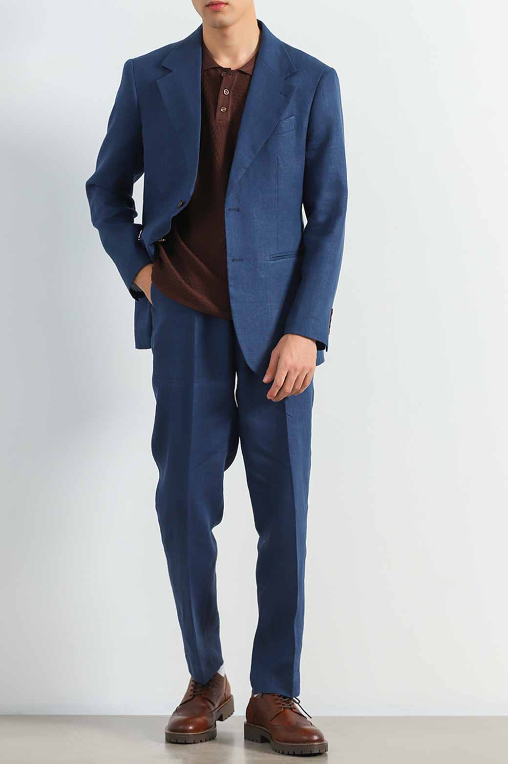 NAVY PREMIUM LINEN BLAZER