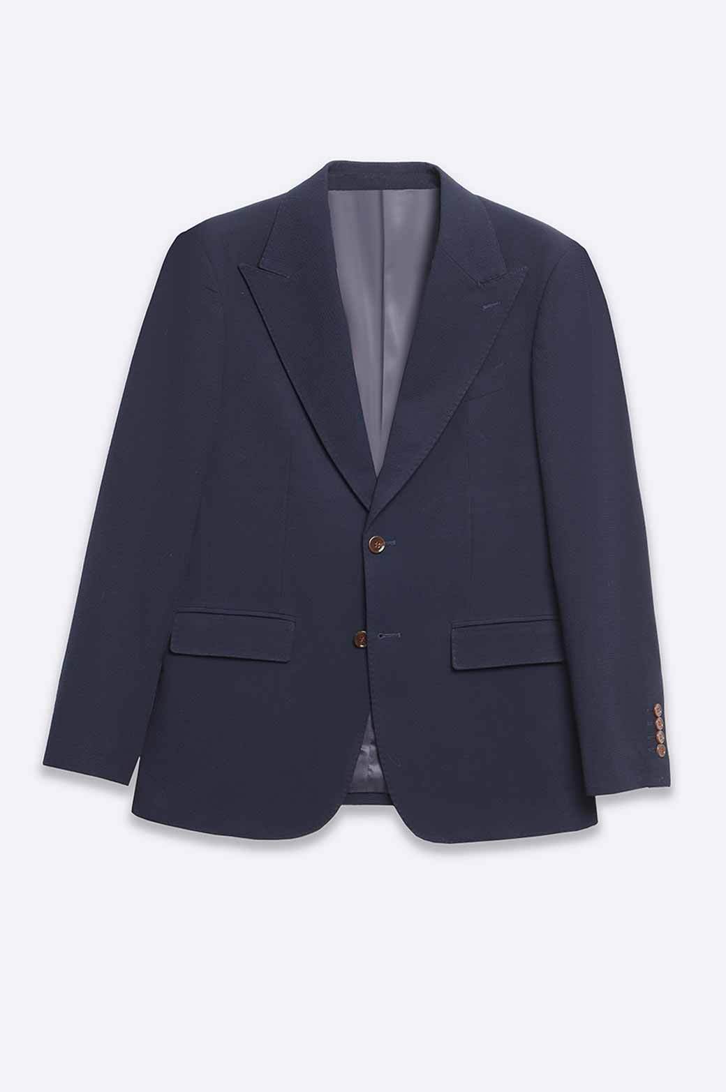 NAVY TEXTURED BLAZER