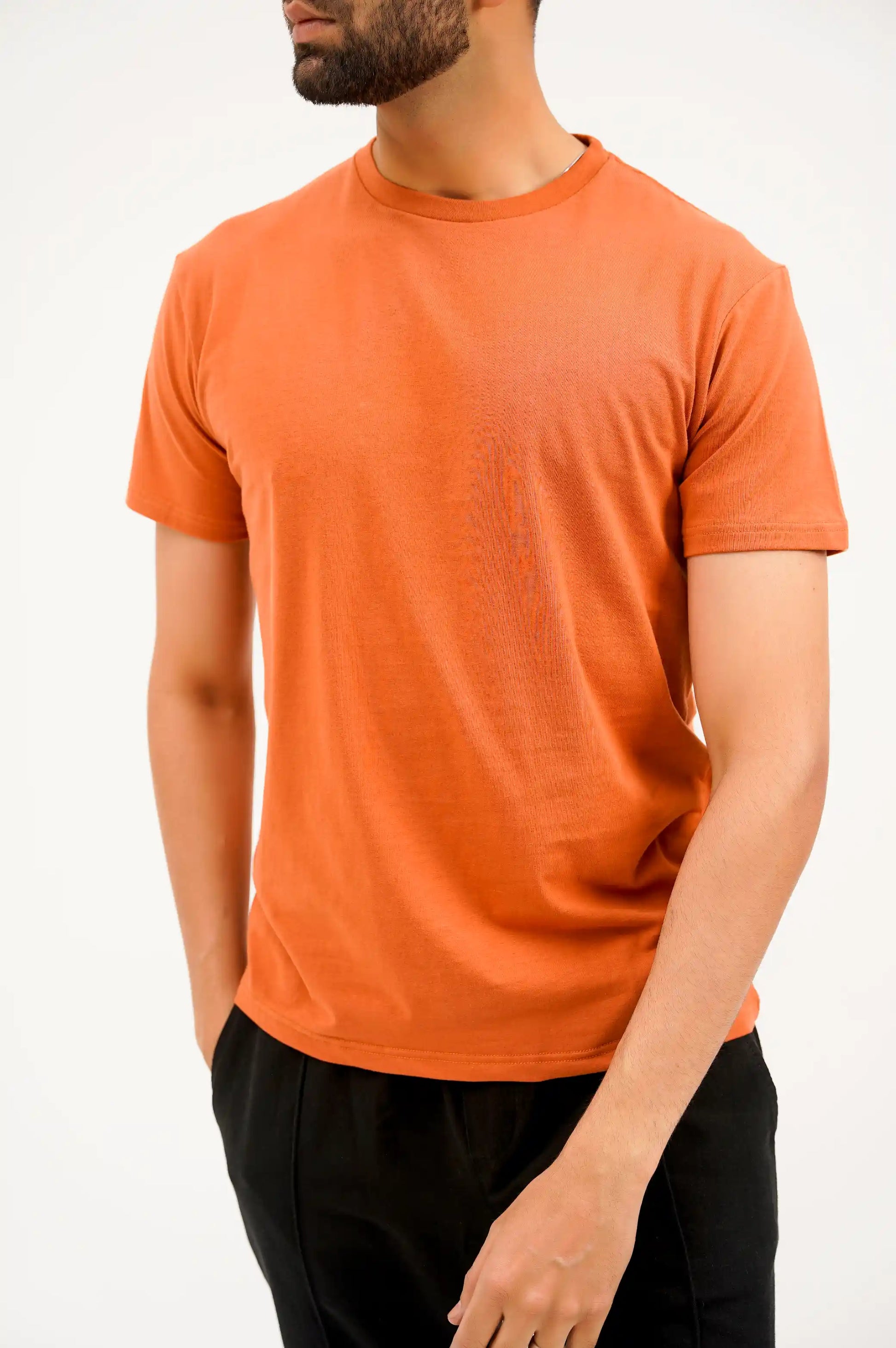 Rust Crew Neck T-Shirt