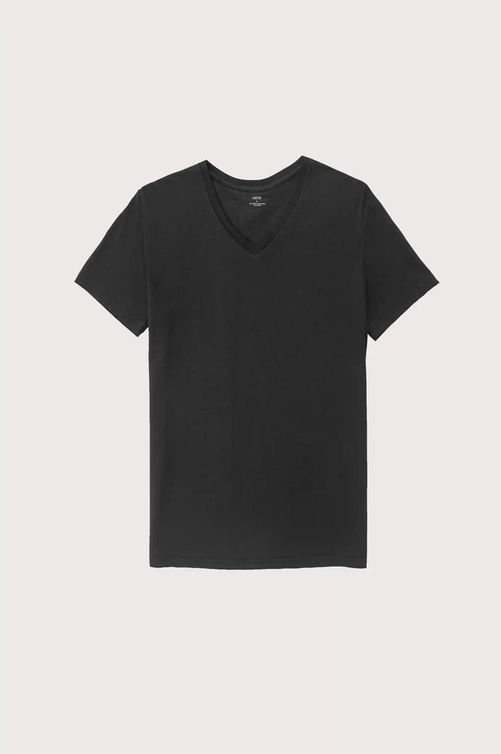 Black V neck T-Shirt