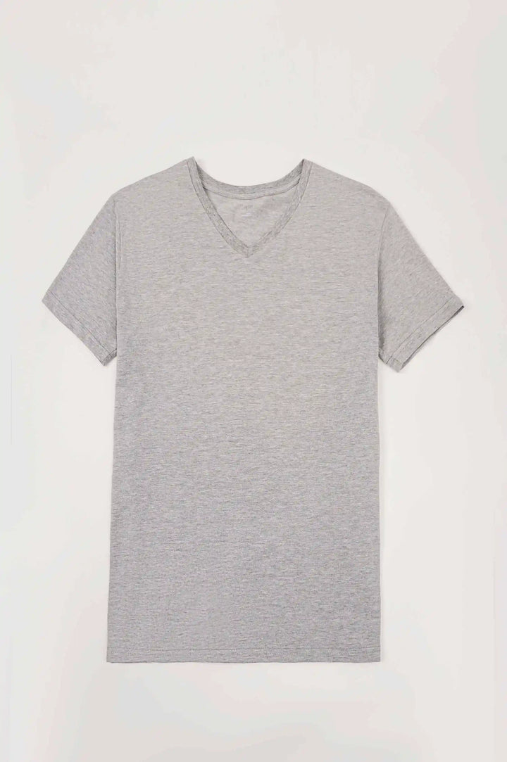 Heather grey V neck T-Shirt