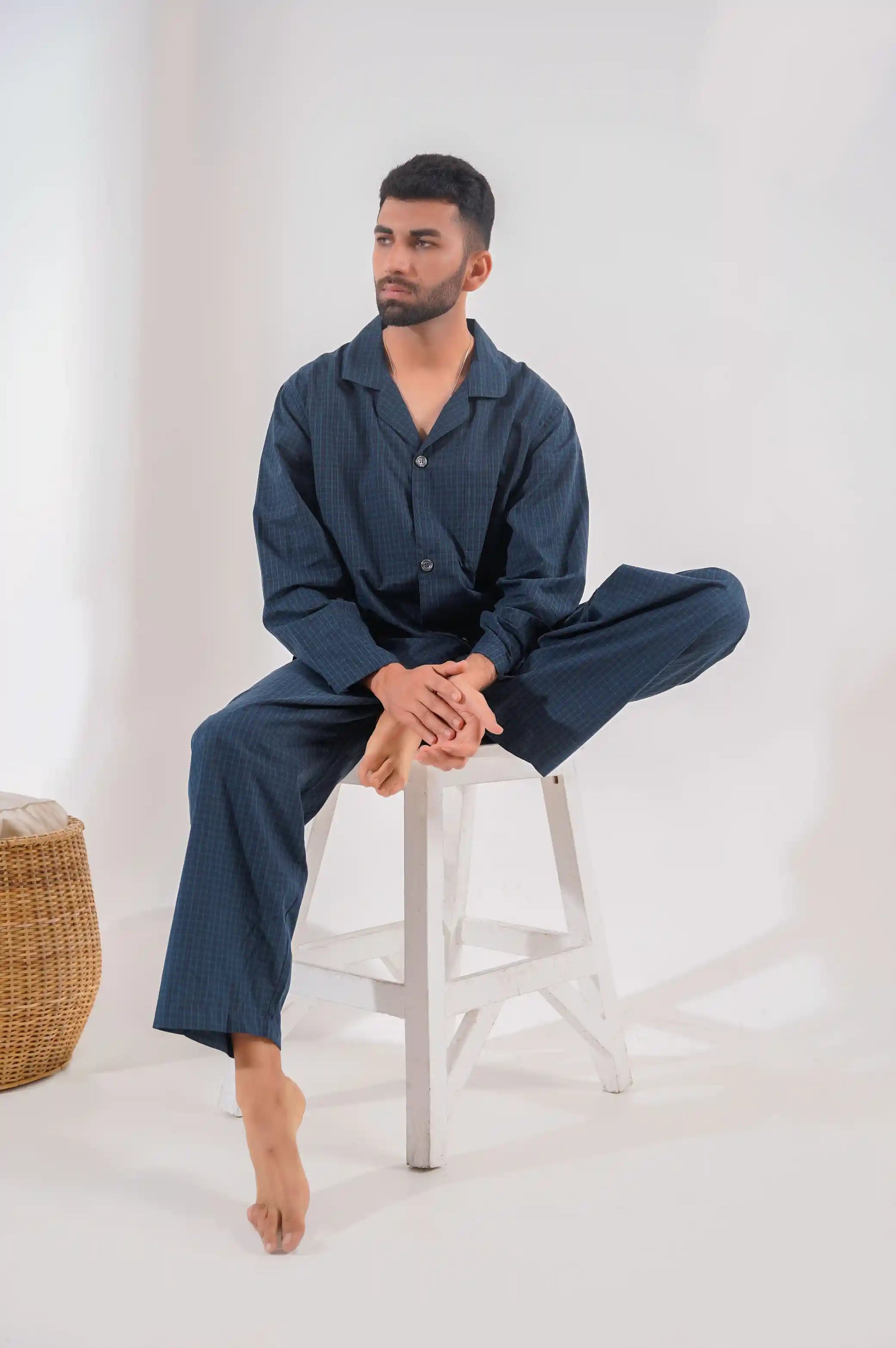 DARK GREEN COTTON PJ SET