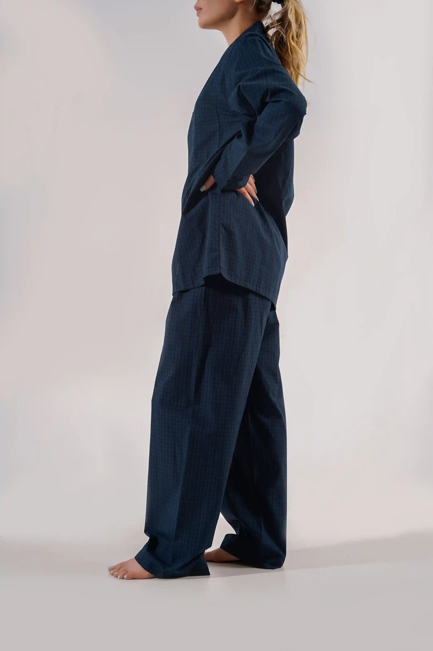 DARK GREEN COTTON PJ SET